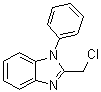 2-氯甲基-1-苯基-1H-苯并咪唑分子结构 (CAS 94937-86-7)
