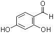 2,4-Dihydroxybenzaldehyde molecular structure (CAS 95-01-2)