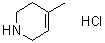 4-甲基-1,2,3,6-四氢吡啶盐酸盐分子结构 (CAS 95019-16-2)