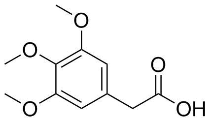 3,4,5-三甲氧基苯乙酸分子结构 (CAS 951-82-6)