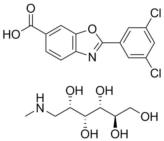 Tafamidis Meglumine molecular structure (CAS 951395-08-7)