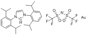 IPr金NTf2分子结构 (CAS 951776-24-2)