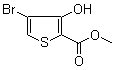4-溴-3-羟基噻吩-2-羧酸甲酯分子结构 (CAS 95201-93-7)