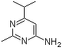 2-甲基-6-(1-甲基乙基)-4-嘧啶胺分子结构 (CAS 95206-97-6)
