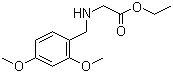 N-(2,4-二甲氧基苄基)甘氨酸乙酯分子结构 (CAS 95218-34-1)