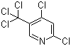 2,4-二氯-5-(三氯甲基)吡啶分子结构 (CAS 95234-75-6)