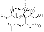 鸦胆苦内酯 C分子结构 (CAS 95258-12-1)