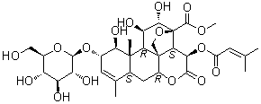 鸦胆甙 E分子结构 (CAS 95258-20-1)