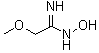 N-羟基-2-甲氧基乙脒分子结构 (CAS 95298-88-7)