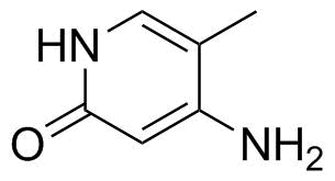 4-氨基-5-甲基-2(1H)-吡啶酮分子结构 (CAS 95306-64-2)