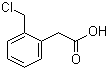2-(氯甲基)苯乙酸分子结构 (CAS 95335-46-9)