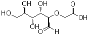 2-O-羧甲基-D-葡萄糖分子结构 (CAS 95350-40-6)