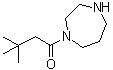 1-(六氢-1H-1,4-二氮杂卓-1-基)-3,3-二甲基-1-丁酮分子结构 (CAS 953736-59-9)