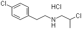 1-[[2-(4-氯苯基)乙基]氨基]-2-氯丙烷盐酸盐分子结构 (CAS 953789-37-2)