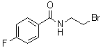 N-(2-溴乙基)-4-氟苯甲酰胺分子结构 (CAS 95383-37-2)
