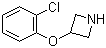3-(2-氯苯氧基)氮杂环丁烷分子结构 (CAS 954222-94-7)