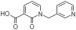 1-(吡啶-3-基甲基)-2-氧代吡啶-3-甲酸分子结构 (CAS 954225-20-8)