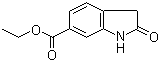 2-吲哚酮-6-甲酸乙酯分子结构 (CAS 954239-49-7)