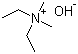 二乙基二甲基氢氧化铵分子结构 (CAS 95500-19-9)