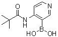 [4-[(2,2-二甲基-1-氧代丙基)氨基]-3-吡啶基]硼酸分子结构 (CAS 955123-29-2)