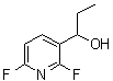 alpha-乙基-2,6-二氟-3-吡啶甲醇分子结构 (CAS 955919-46-7)