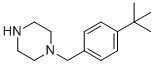 1-(4-叔-丁基苄基)哌嗪分子结构 (CAS 956-61-6)