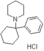 苯环利定盐酸盐分子结构 (CAS 956-90-1)