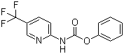[5-(三氟甲基)吡啶-2-基]氨基甲酸苯酯分子结构 (CAS 95651-19-7)