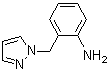 2-(1H-吡唑-1-甲基)苯胺分子结构 (CAS 956533-57-6)