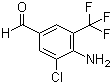 4-氨基-3-氯-5-三氟甲基苯甲醛分子结构 (CAS 95656-51-2)