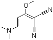 1,1-二氰基-2-甲氧基-4-二甲基氨基-1,3-丁二烯分子结构 (CAS 95689-38-6)