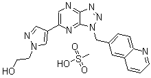 PF 04217903 甲磺酸盐分子结构 (CAS 956906-93-7)