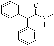 结构式 CAS# 957-51-7, 草乃敌; 双苯酰草胺; 2,2-二苯基-N,N-二甲基乙酰胺