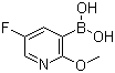 (5-Fluoro-2-methoxypyridin-3-yl)boronic acid molecular structure (CAS 957120-32-0)