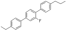 4''-乙基-2'-氟-4-丙基-1,1':4',1''-三联苯分子结构 (CAS 95759-44-7)