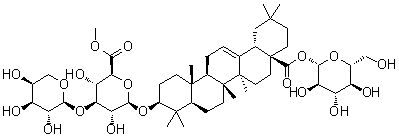 Momordin IIa molecular structure (CAS 95851-50-6)