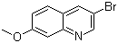 结构式 CAS# 959121-99-4, 3-溴-7-甲氧基喹啉