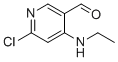 6-Chloro-4-(ethylamino)-3-pyridinecarboxaldehyde molecular structure (CAS 959163-01-0)
