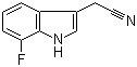 7-氟吲哚-3-乙腈分子结构 (CAS 959236-14-7)