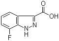 7-氟-1H-吲唑-3-甲酸分子结构 (CAS 959236-59-0)