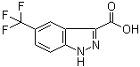 5-三氟甲基-1H-吲唑-3-甲酸分子结构 (CAS 959236-67-0)