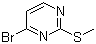 4-溴-2-甲硫基嘧啶分子结构 (CAS 959236-97-6)
