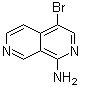 4-溴-2,7-萘啶-1-胺分子结构 (CAS 959558-28-2)