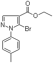 5-Bromo-1-p-tolyl-1H-pyrazole-4-carboxylic acid ethyl ester molecular structure (CAS 959578-19-9)