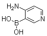 (4-氨基吡啶-3-基)硼酸分子结构 (CAS 959957-75-6)