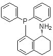 (1R)-8-(二苯基膦基)-1,2,3,4-四氢-1-萘胺分子结构 (CAS 960128-64-7)