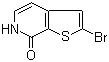 2-溴-6H-噻吩并[2,3-c]吡啶-7-酮分子结构 (CAS 960289-04-7)
