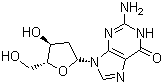 2'-脱氧鸟苷分子结构 (CAS 961-07-9)