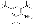 2,4,6-三叔丁基苯胺分子结构 (CAS 961-38-6)
