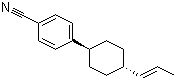 反式-4-[4-[1-(E)-丙烯基]环己基]苄腈分子结构 (CAS 96184-40-6)
